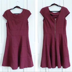 BANANA RUPUBLIC WINE RED DRESS!! 👗 🍷